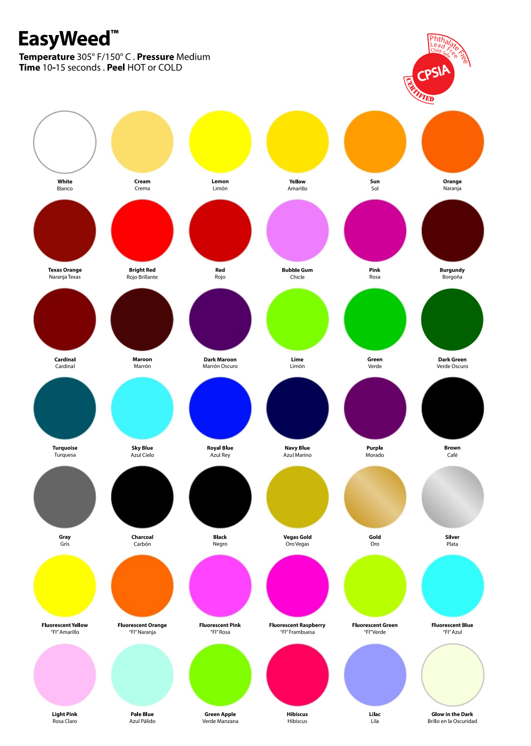 All Color Easyweed Sheet Pack