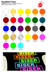 Siser EasyWeed HTV Adhesive Vinyl - Fluorescent Yellow– Swing Design